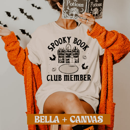 Spooky Book Club Member Bookish Shirt